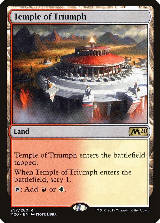 Temple of Triumph [Core Set 2020] Foil