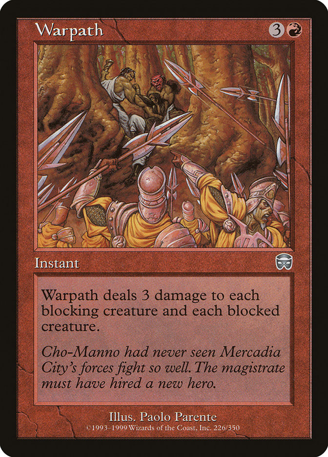 Warpath [Mercadian Masques] Foil