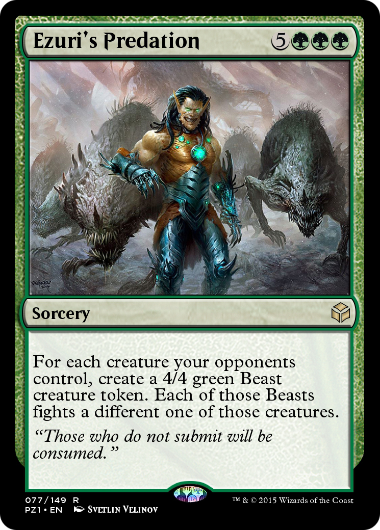 Ezuri's Predation  [Legendary Cube Prize Pack]