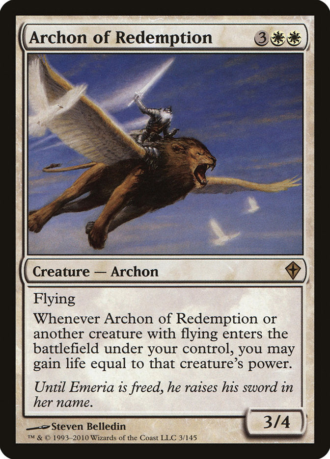 Archon of Redemption [Worldwake] Foil