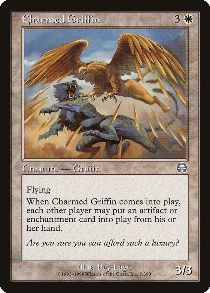 Charmed Griffin [Mercadian Masques] Foil
