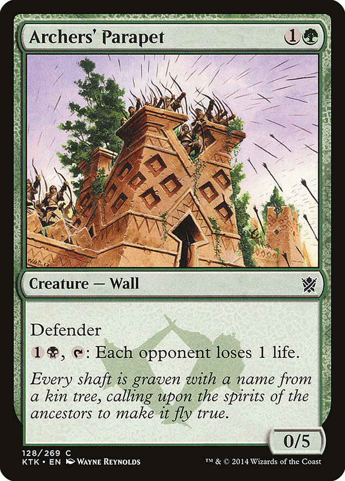 Archers' Parapet [Khans of Tarkir] Foil