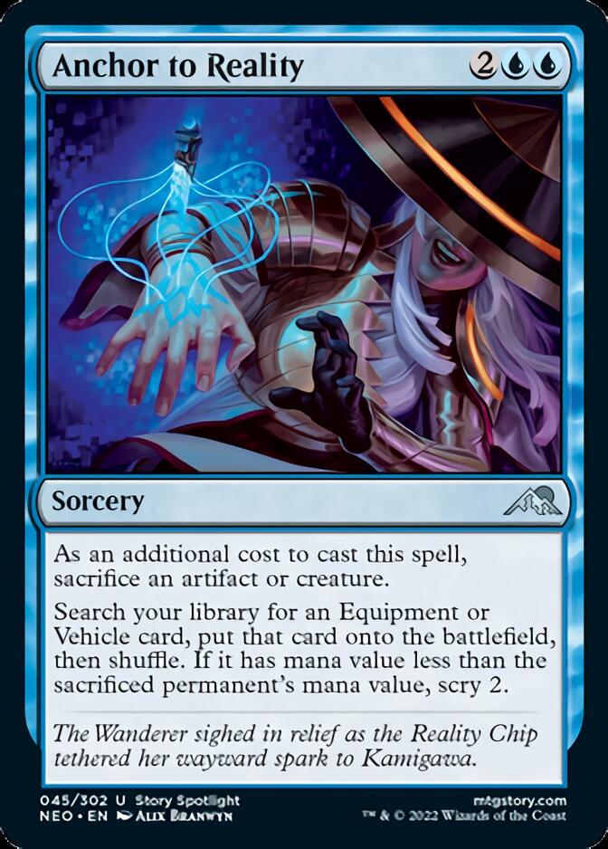 Anchor to Reality [Kamigawa: Neon Dynasty] Foil