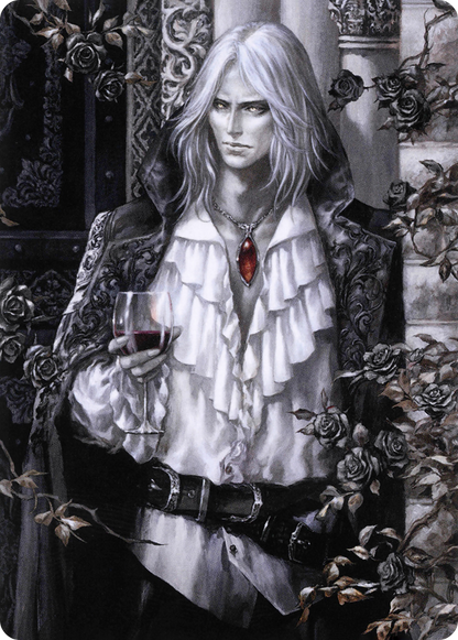 Sorin the Mirthless // Sorin the Mirthless  [Crimson Vow Art Series] (Borderless) Foil