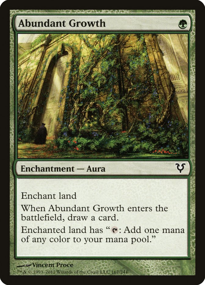 Abundant Growth [Avacyn Restored] Foil