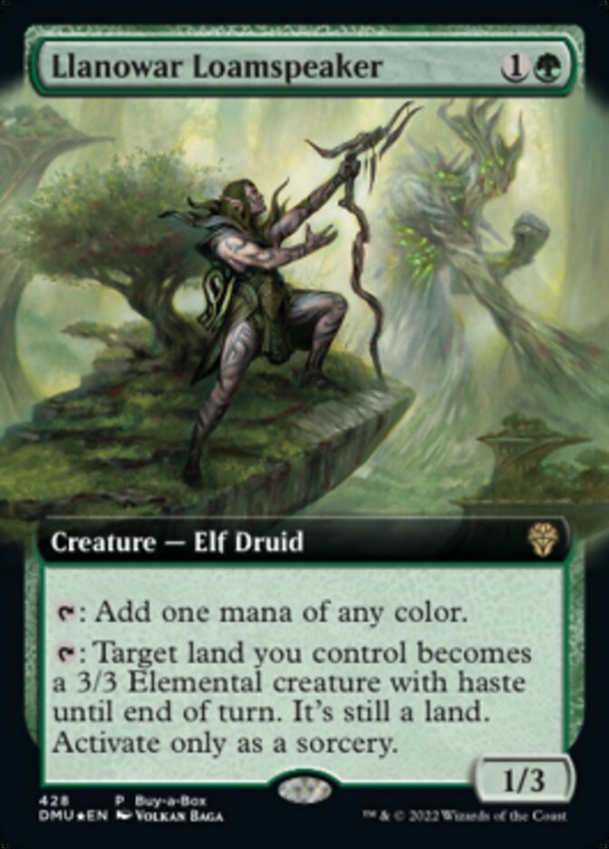 Llanowar Loamspeaker (Buy-A-Box) [Dominaria United] Foil