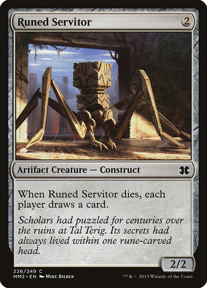 Runed Servitor [Modern Masters 2015] Foil