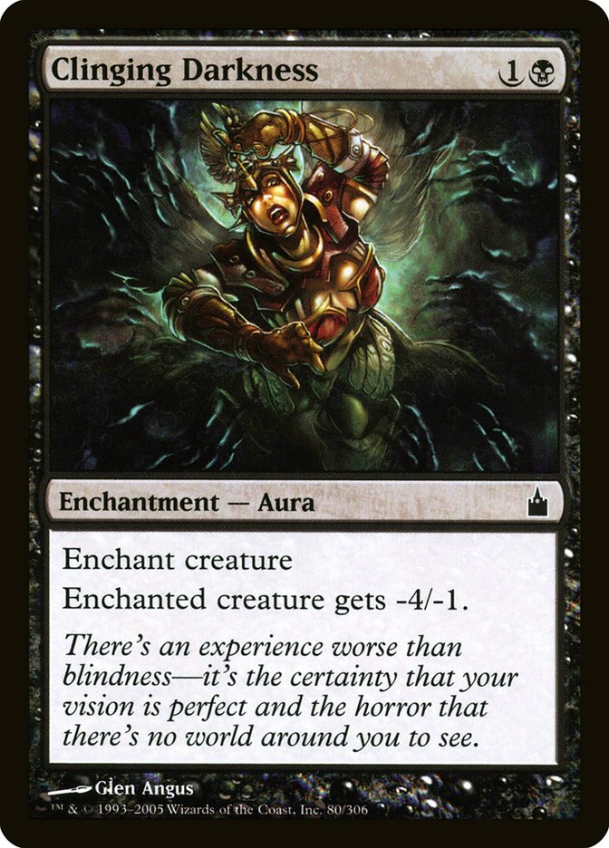 Clinging Darkness [Ravnica: City of Guilds] Foil