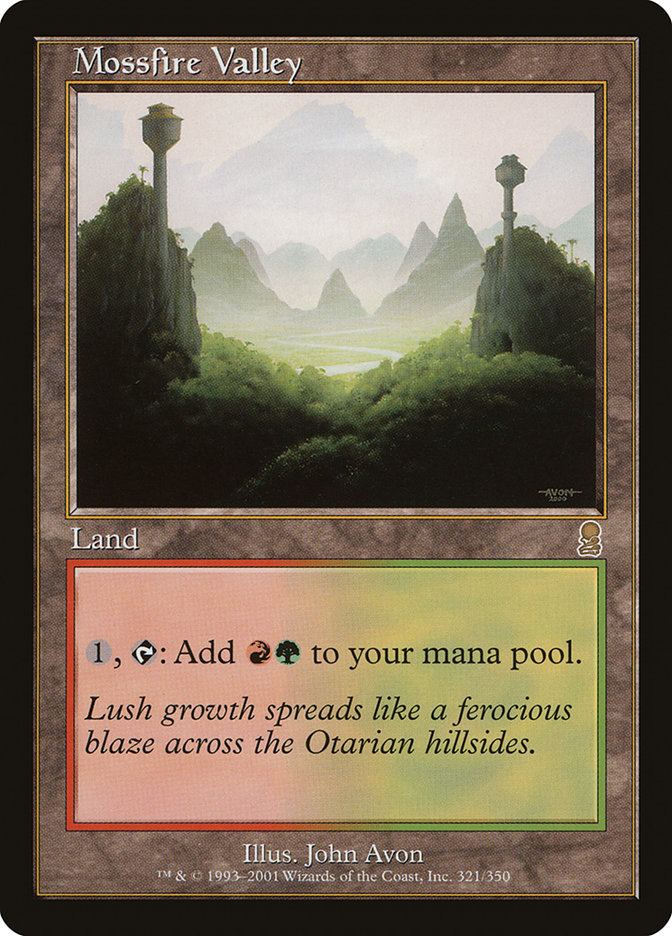 Mossfire Valley [Odyssey] Foil