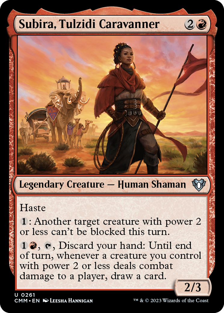 Subira, Tulzidi Caravanner [Commander Masters] Foil