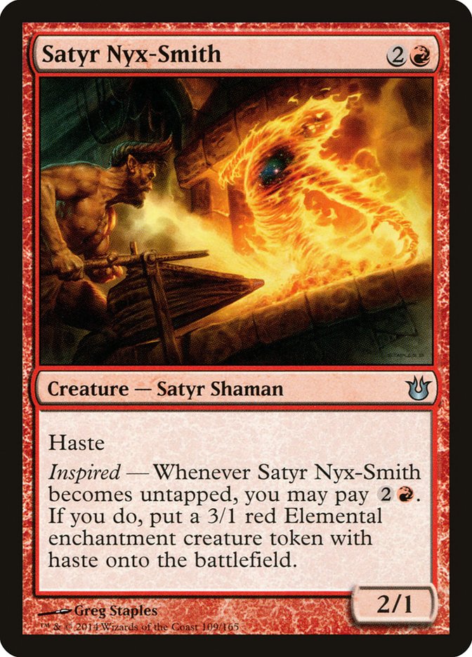 Satyr Nyx-Smith [Born of the Gods] Foil