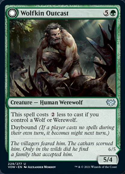 Wolfkin Outcast // Wedding Crasher [Innistrad: Crimson Vow] Foil