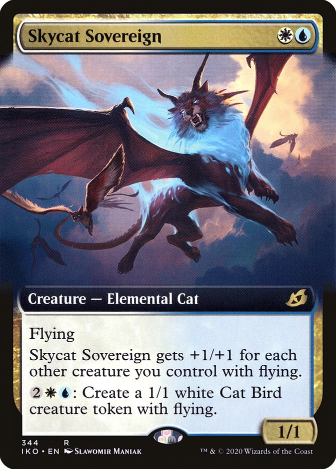 Skycat Sovereign (Extended Art) [Ikoria: Lair of Behemoths] Foil