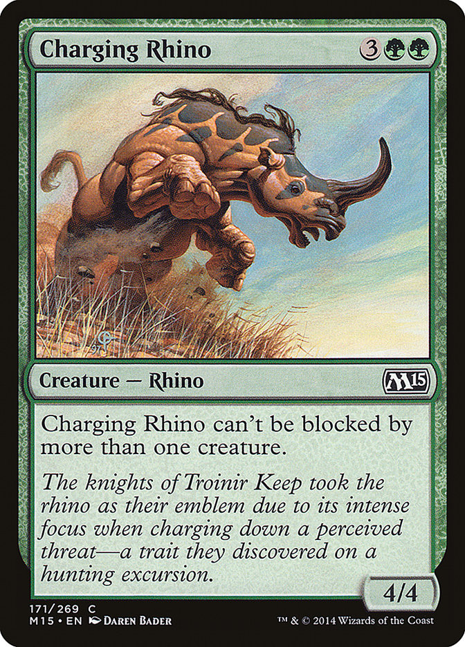 Charging Rhino [Magic 2015] Foil