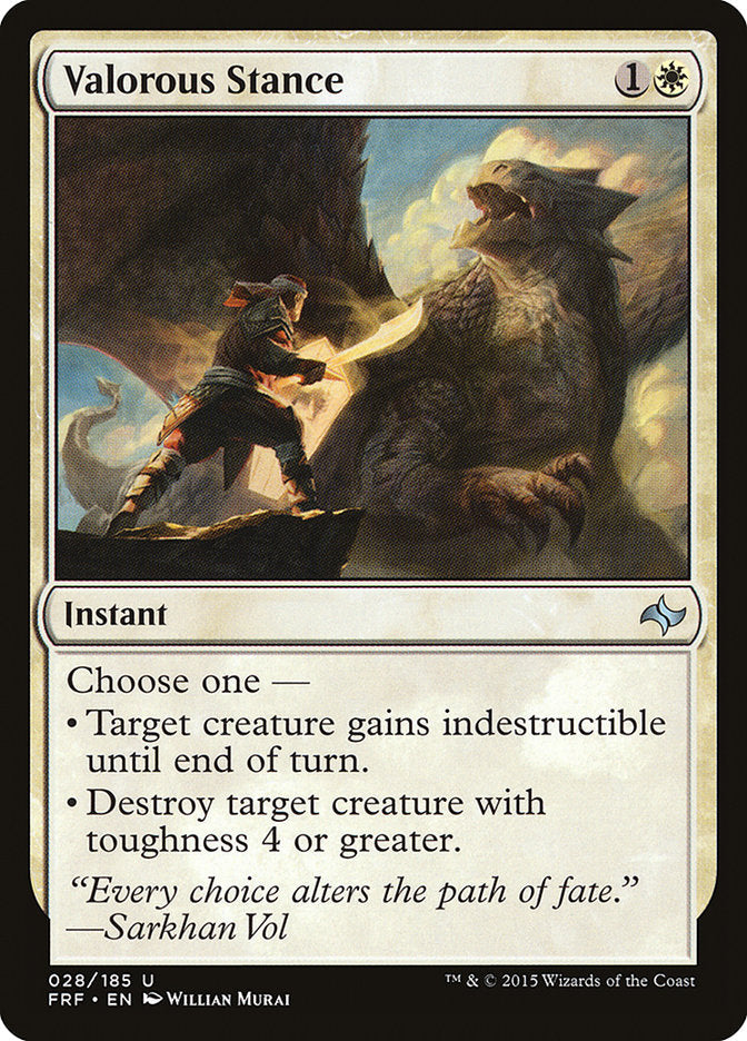 Valorous Stance [Fate Reforged] Foil
