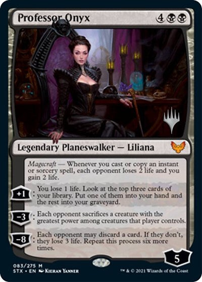 Professor Onyx (Promo Pack) [Strixhaven: School of Mages Promos] Foil