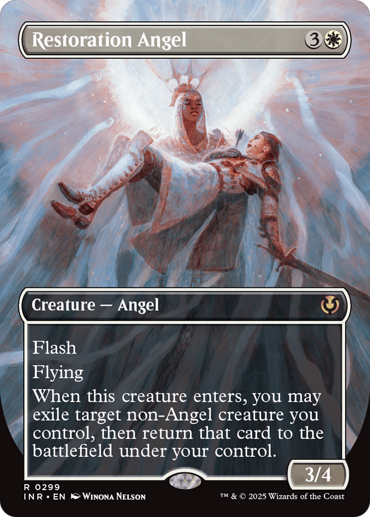 Restoration Angel (Borderless) [Innistrad Remastered] Foil