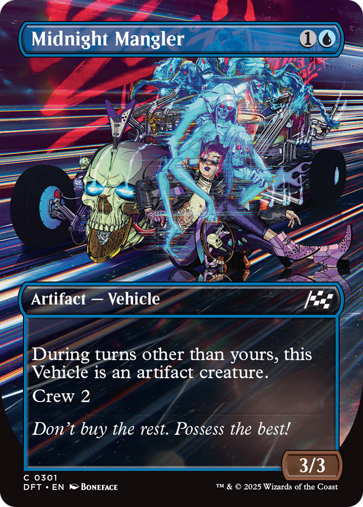 Midnight Mangler (Borderless) [Aetherdrift] Foil