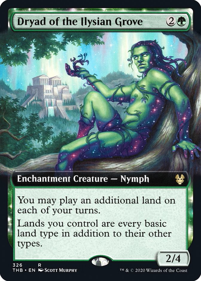 Dryad of the Ilysian Grove (Extended Art) [Theros Beyond Death] Foil