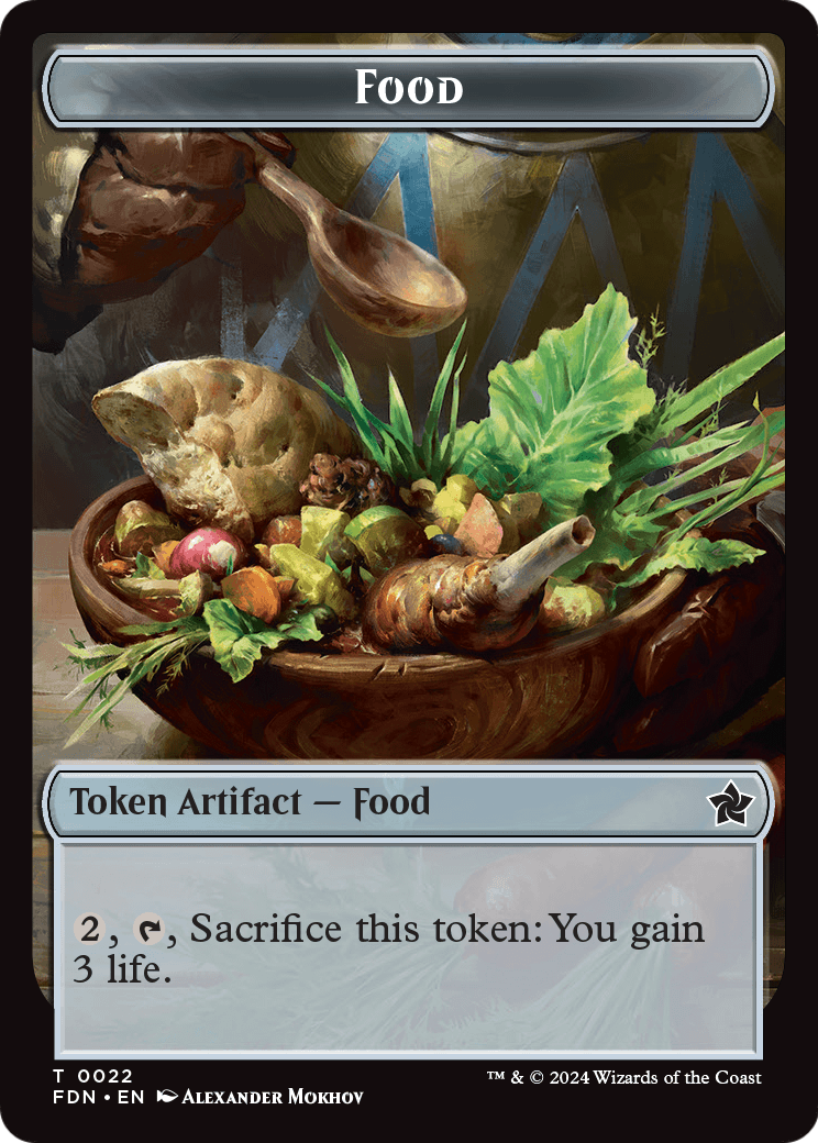 Food  [Foundations Tokens] Foil