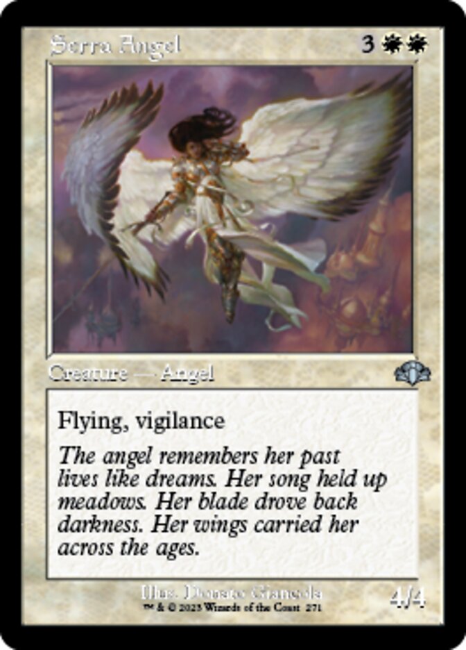 Serra Angel (Retro) [Dominaria Remastered] Foil