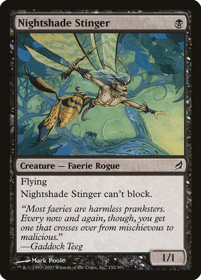 Nightshade Stinger [Lorwyn] Foil