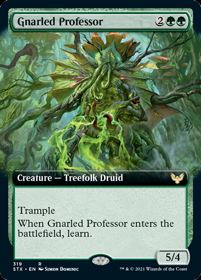 Gnarled Professor (Extended Art) [Strixhaven: School of Mages] Foil