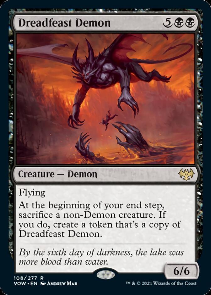 Dreadfeast Demon [Innistrad: Crimson Vow] Foil