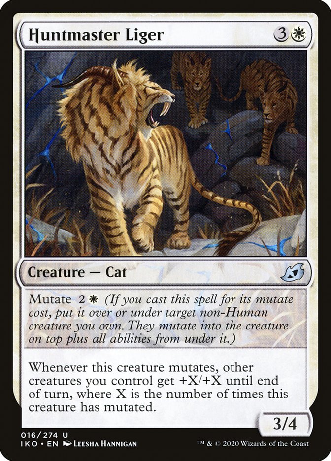 Huntmaster Liger [Ikoria: Lair of Behemoths] Foil