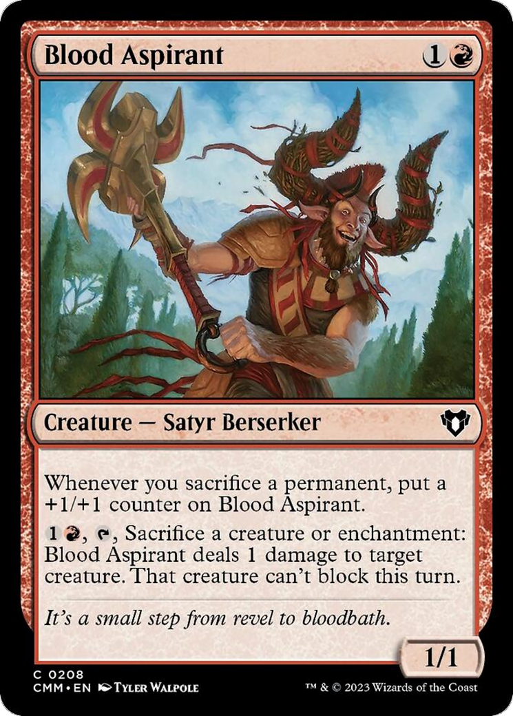 Blood Aspirant [Commander Masters] Foil