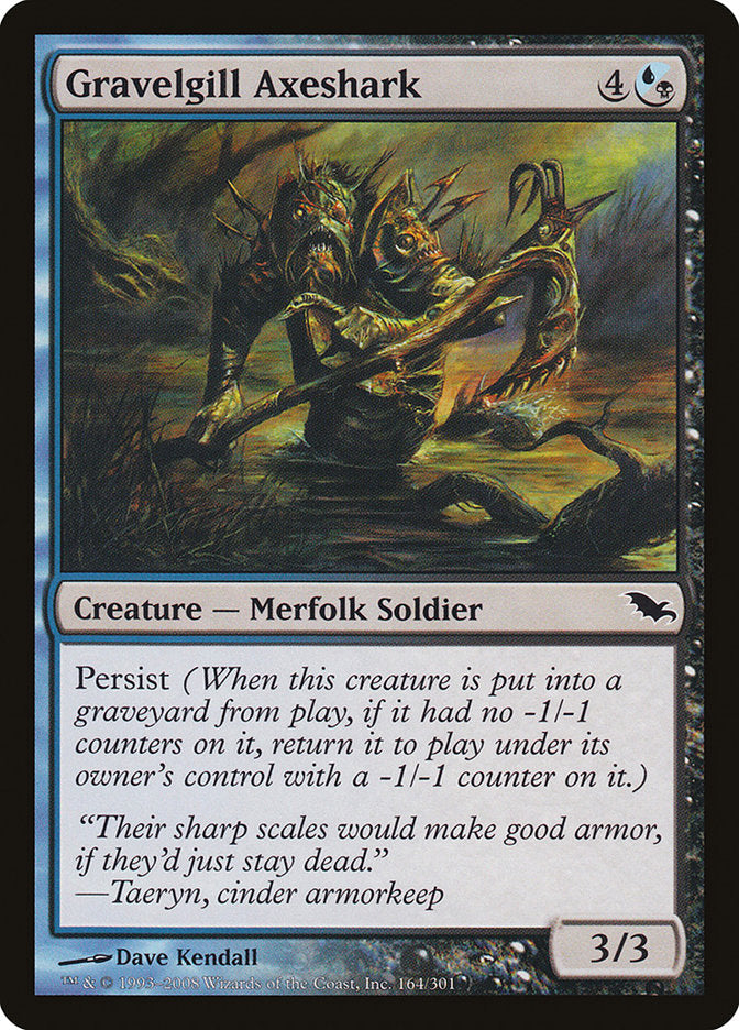 Gravelgill Axeshark [Shadowmoor] Foil