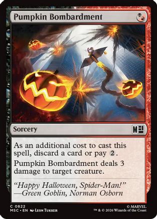 Pumpkin Bombardment  [Commander: Marvel Super Heroes] Foil