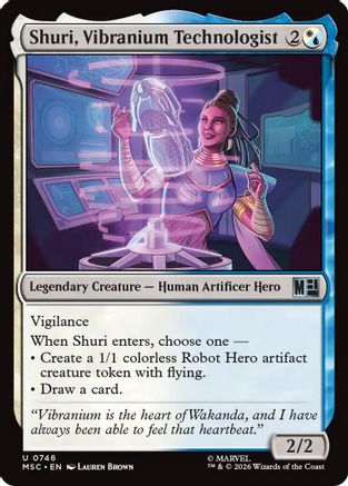 Shuri, Vibranium Technologist  [Commander: Marvel Super Heroes] Foil
