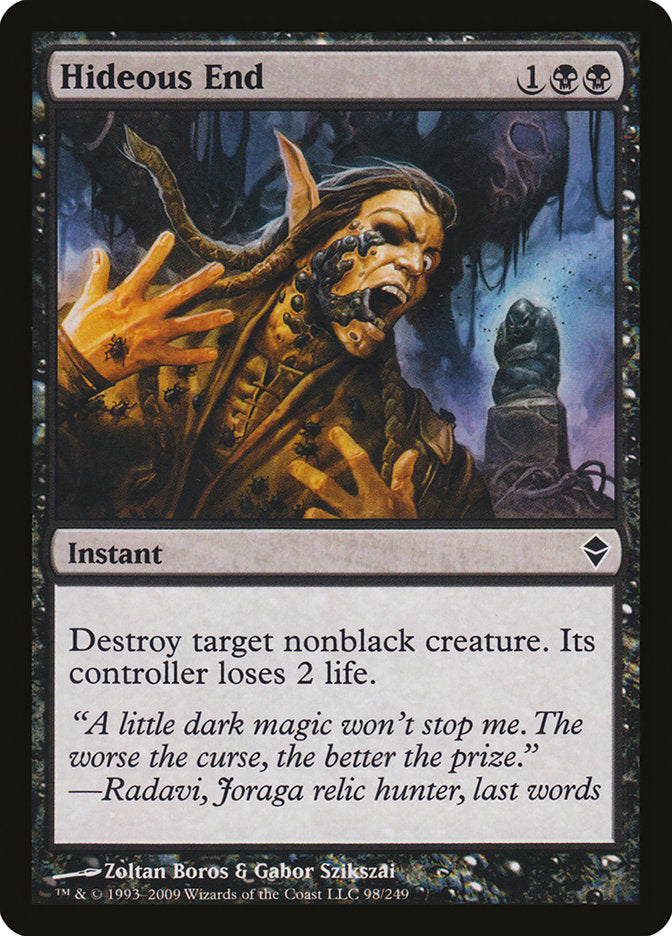 Hideous End [Zendikar] Foil