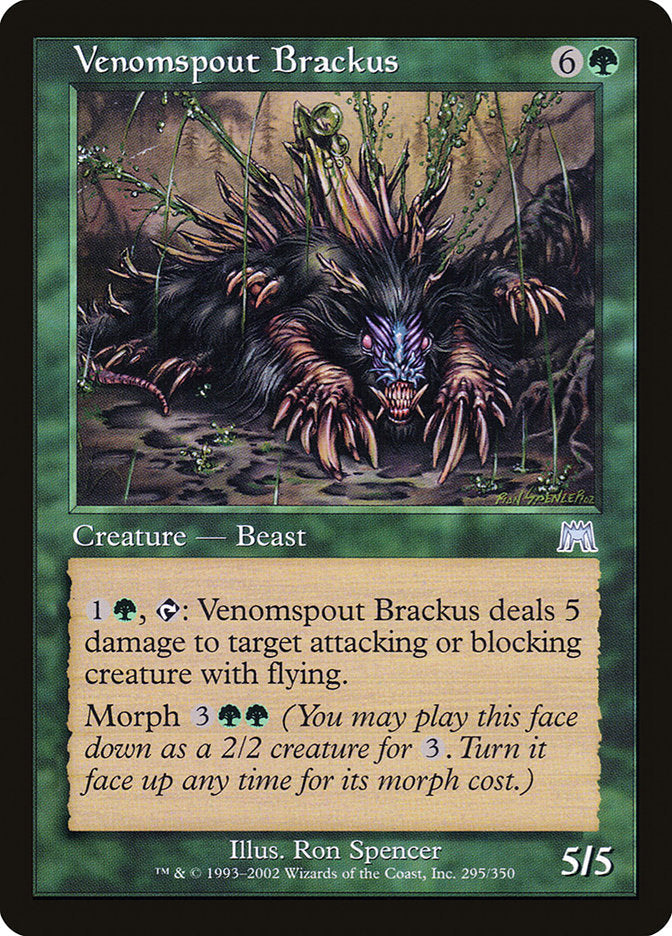 Venomspout Brackus [Onslaught] Foil