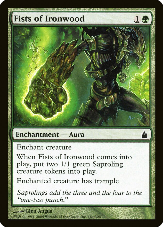 Fists of Ironwood [Ravnica: City of Guilds] Foil