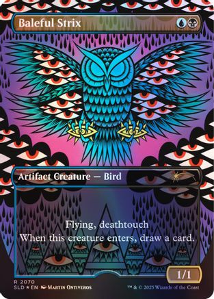 Baleful Strix (2070) (Rainbow Foil)  [Secret Lair Drop Series] Foil