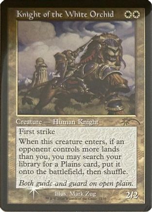 Knight of the White Orchid (Retro Frame)  [Secret Lair Drop Series] Foil