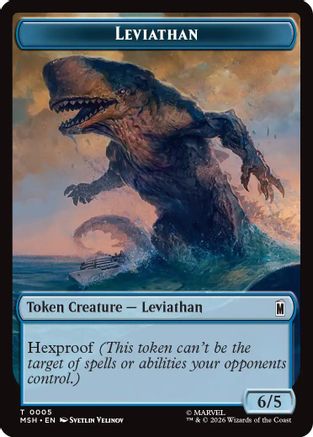 Leviathan // Food Double-Sided Token  [Marvel Super Heroes] Foil