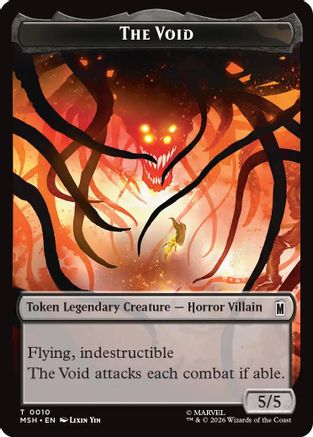 The Void // Squirrel Double-Sided Token  [Marvel Super Heroes] Foil