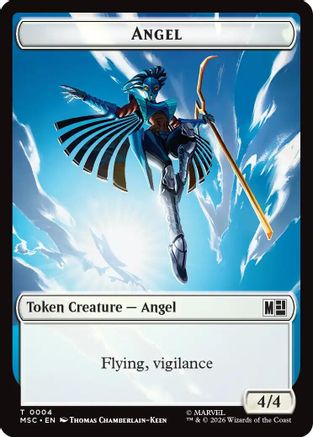 Angel // Elephant Double-Sided Token  [Commander: Marvel Super Heroes] Foil