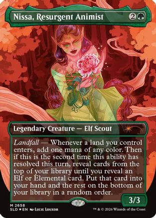 Nissa, Resurgent Animist  [Secret Lair Drop Series] Foil