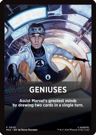 Geniuses Theme Card  [Commander: Marvel Super Heroes]