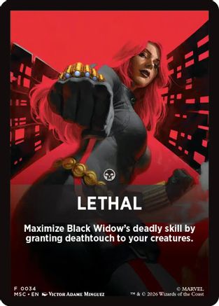 Lethal Theme Card  [Commander: Marvel Super Heroes]