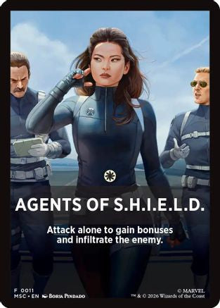 Agents of S.H.I.E.L.D. Theme Card  [Commander: Marvel Super Heroes]