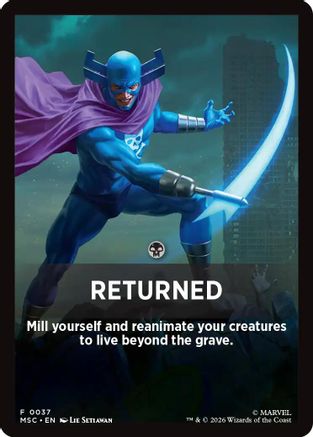 Returned Theme Card  [Commander: Marvel Super Heroes]