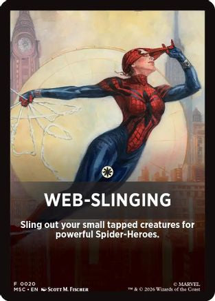 Web-Slinging Theme Card  [Commander: Marvel Super Heroes]
