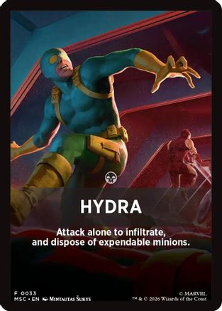 Hydra Theme Card  [Commander: Marvel Super Heroes]
