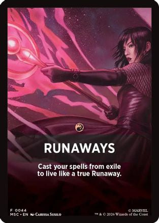 Runaways Theme Card  [Commander: Marvel Super Heroes]