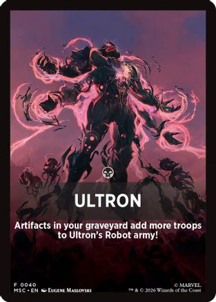 Ultron Theme Card  [Commander: Marvel Super Heroes]